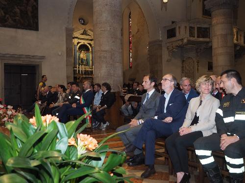 Massimiliano Fedriga (Presidente Regione Friuli Venezia Giulia) in Duomo in occasione della commemorazione del terremoto del 1976 - Gemona del Friuli 06/05/2018
